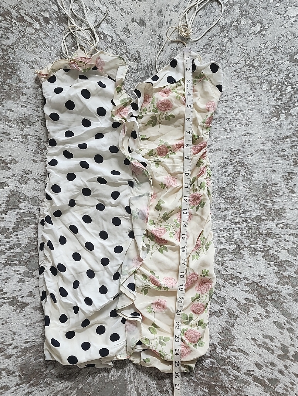 For Love & Lemons Mochi Shirred Mini Dress SzS - Picture 7 of 9